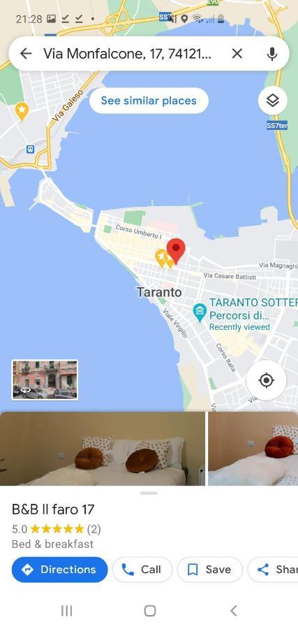 Il Faro 17 Bed & Breakfast Taranto Bagian luar foto